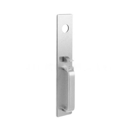 DORMA Wide Plate Exit Device Trim, Thumbpiece Trim, Classroom Function, Schlage C Keyway, Stainless Steel HRT05-630